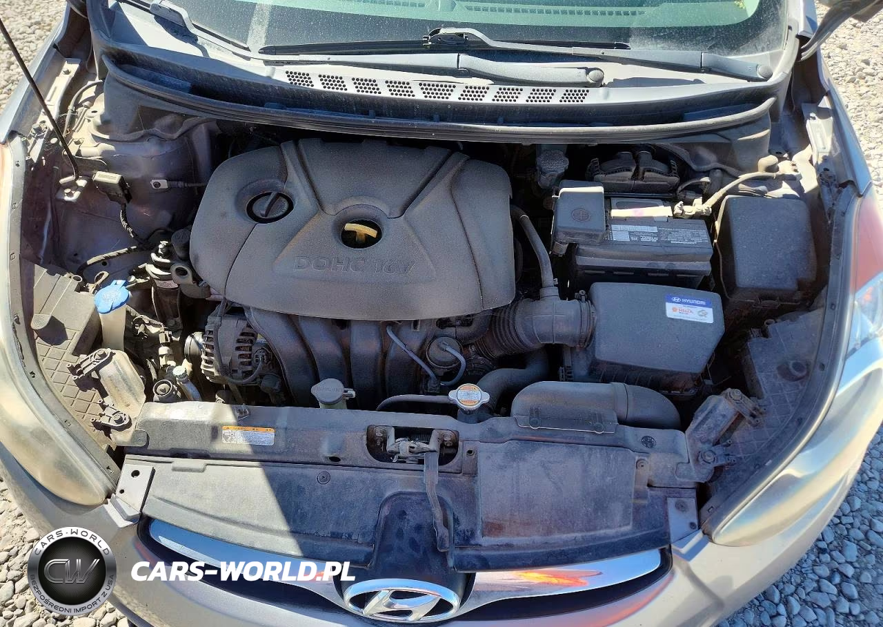 2012 Hyundai Elantra Gls VIN:KMHDH4AE9CU183872 - 11