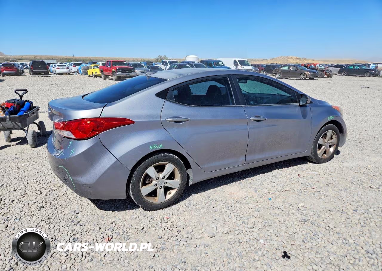 2012 Hyundai Elantra Gls VIN:KMHDH4AE9CU183872 - 3