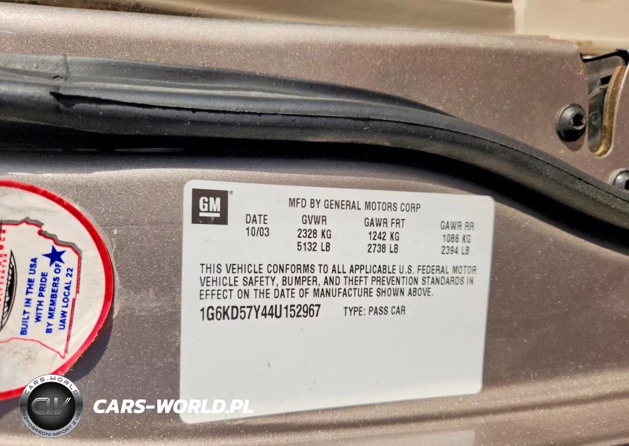 2004 Cadillac Deville VIN:1G6KD57Y44U152967 - 12