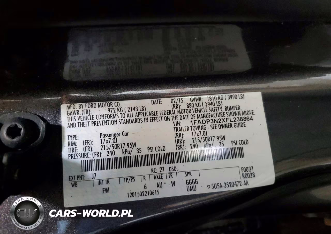 2015 Ford Focus Titanium VIN:1FADP3N2XFL238864 - 12