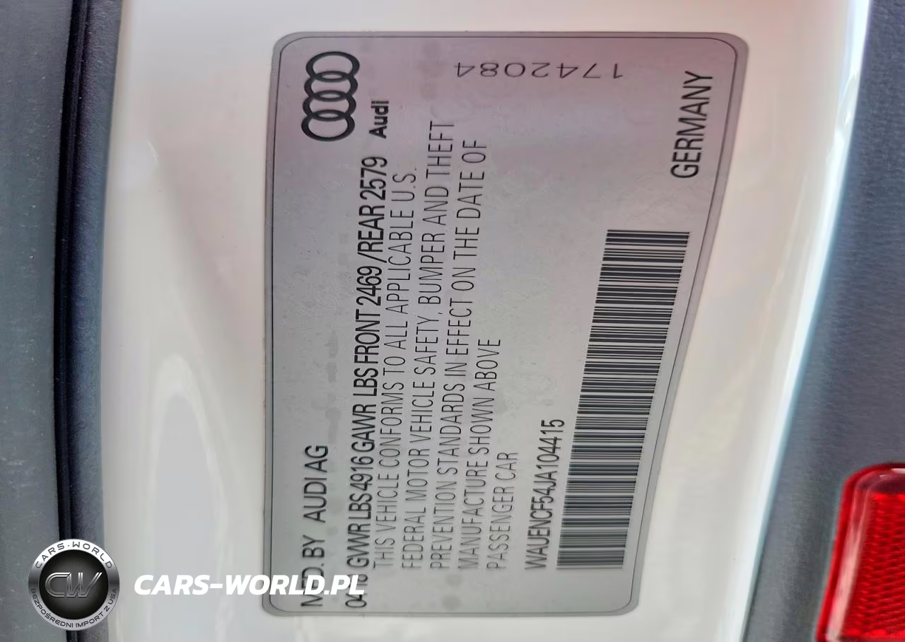 2018 Audi A5 Premium Plus S-Line VIN:WAUENCF54JA104415 - 13