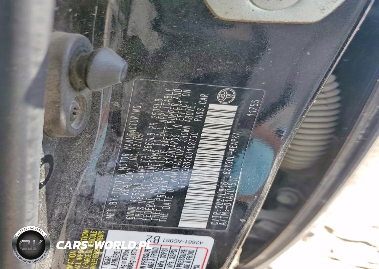 2006 Toyota Avalon Limited VIN:4T1BK36B26U108730 - 12