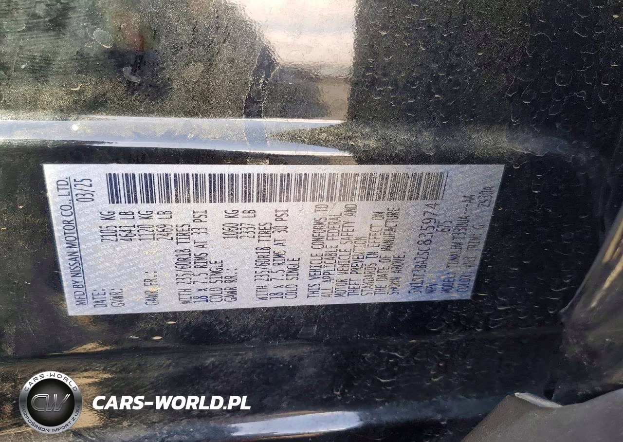 2025 Nissan Rogue Sv VIN:5N1BT3BA2SC835974 - 14