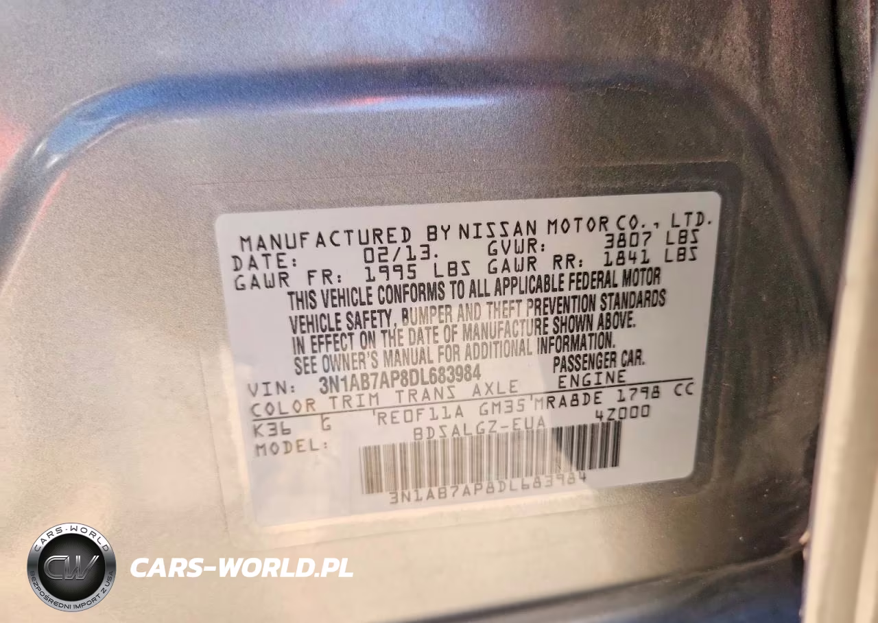 2013 Nissan Sentra S VIN:3N1AB7AP8DL683984 - 12