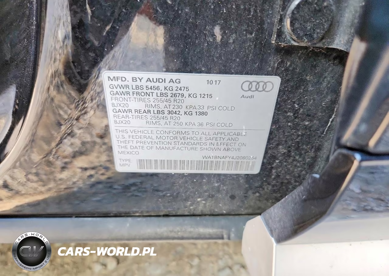 2018 Audi Q5 Premium Plus VIN:WA1BNAFY4J2080254 - 13