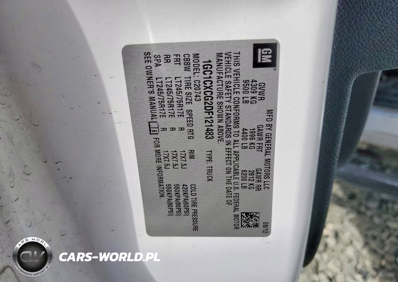 2013 Chevrolet Silverado C2500 Heavy Duty Lt VIN:1GC1CXCG2DF121483 - 12