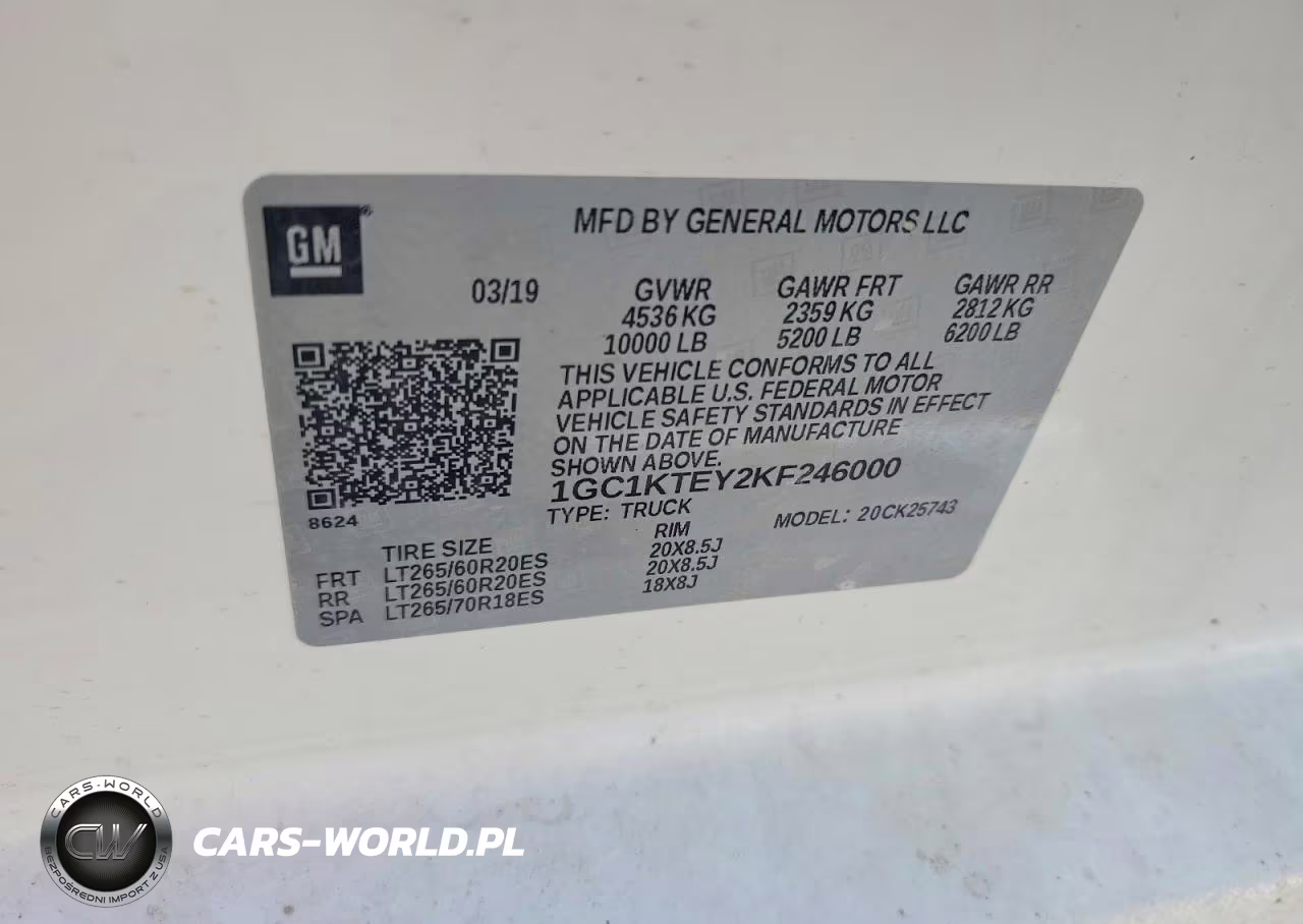 2019 Chevrolet Silverado K2500 Heavy Duty Ltz VIN:1GC1KTEY2KF246000 - 12