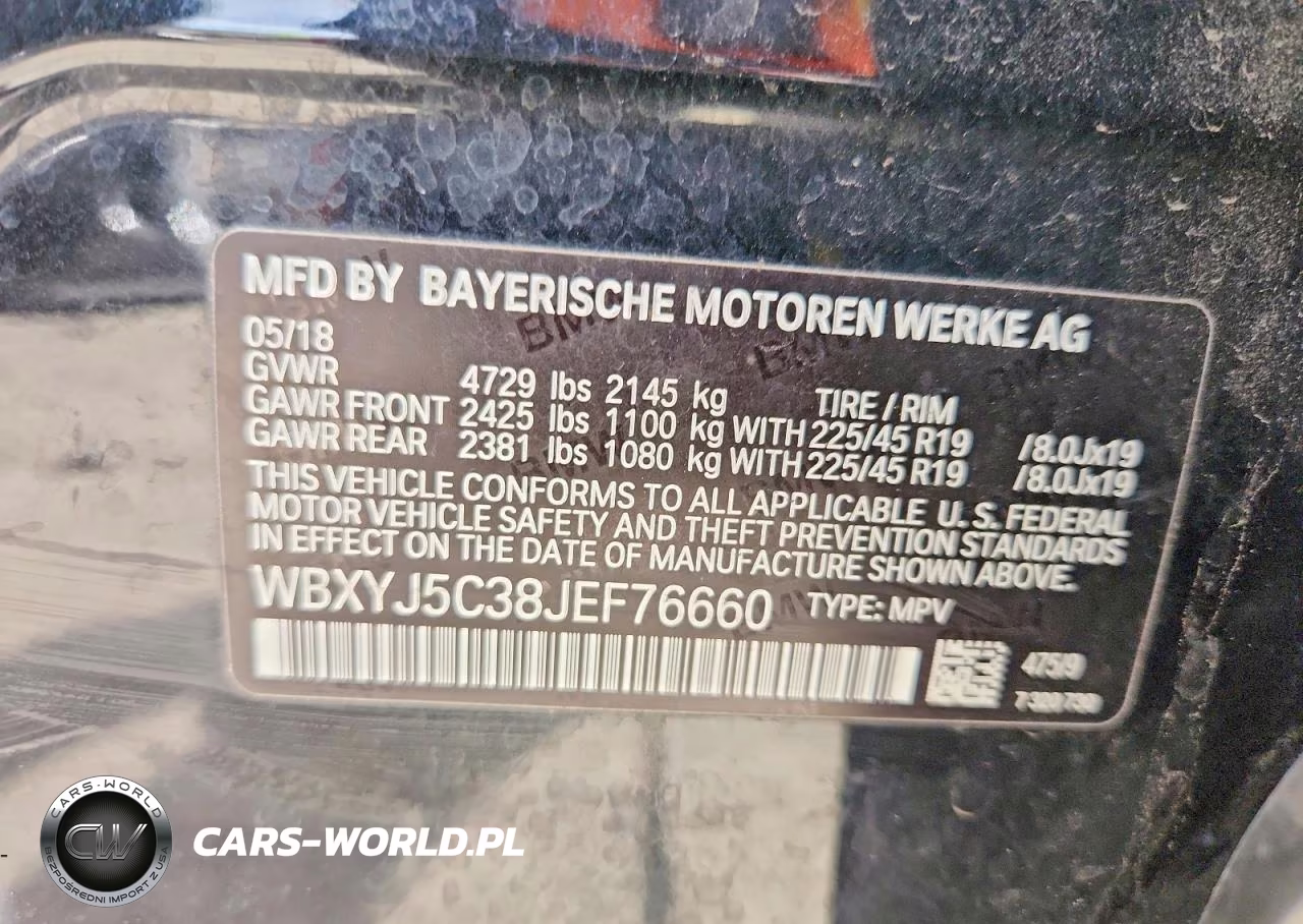 2018 BMW X2 xDrive28I VIN:WBXYJ5C38JEF76660 - 14