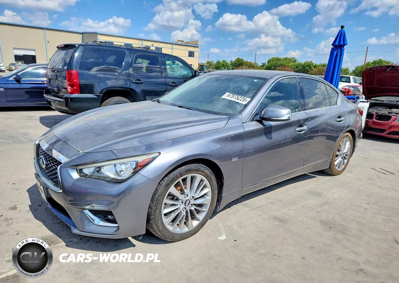2018 Infiniti Q50 3.0T Luxe VIN:JN1EV7AP9JM354866 - 1