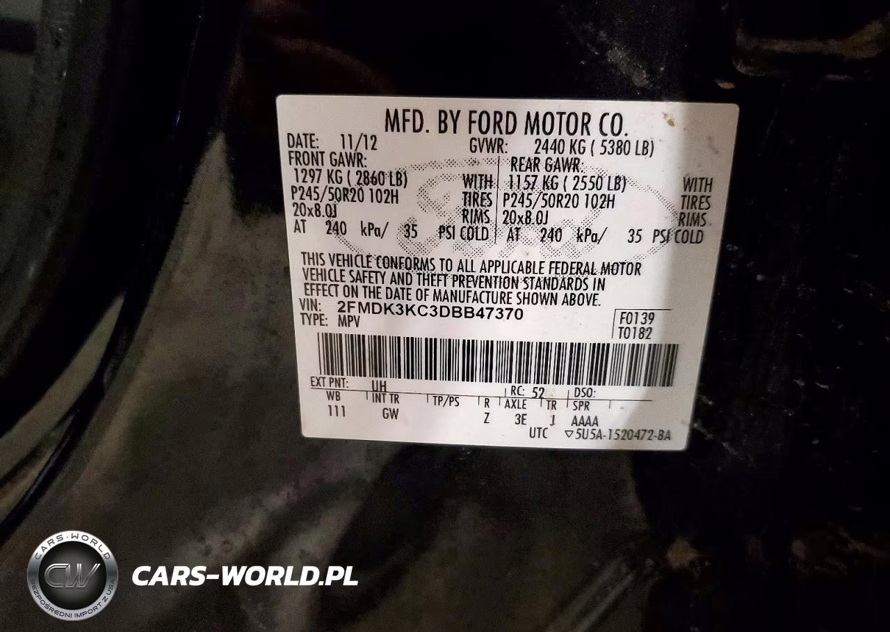 2013 Ford Edge Limited VIN:2FMDK3KC3DBB47370 - 14