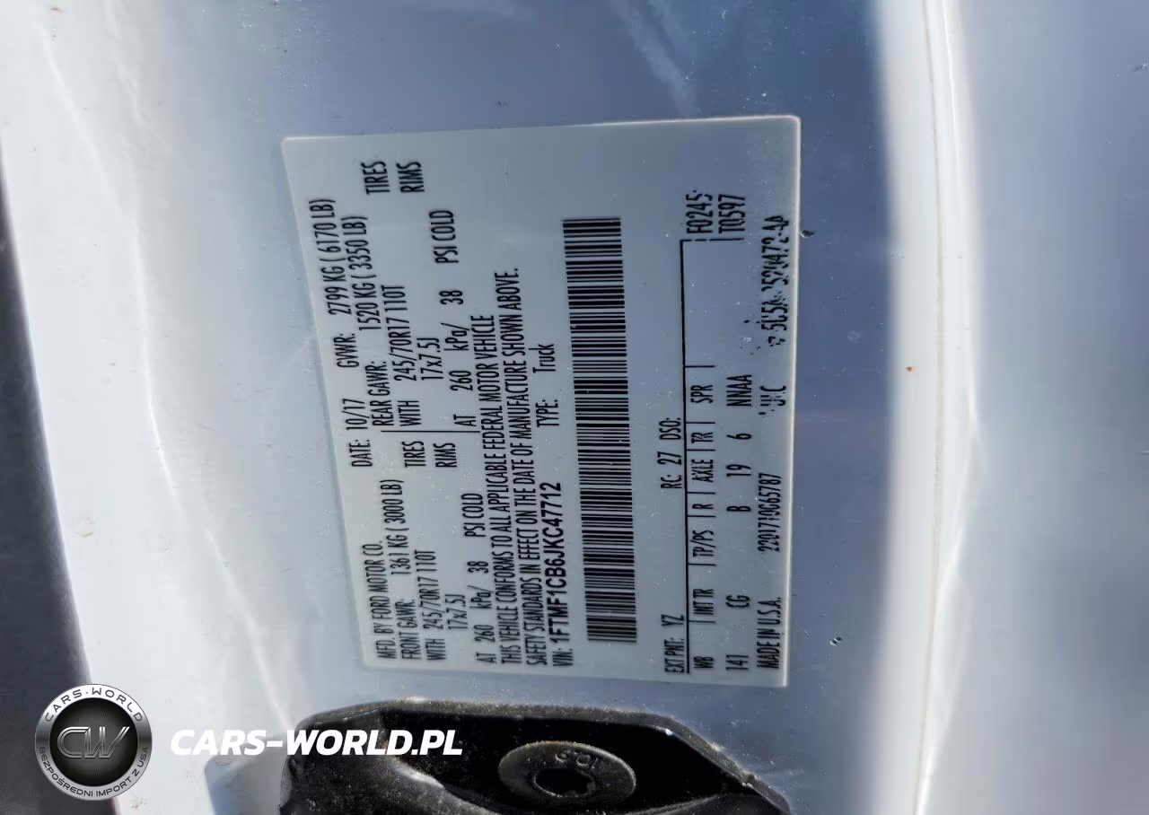 2018 Ford F150 VIN:1FTMF1CB6JKC47712 - 13