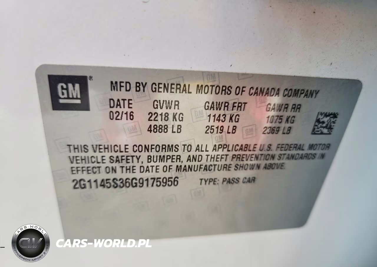 2016 Chevrolet Impala Ltz VIN:2G1145S36G9175956 - 12