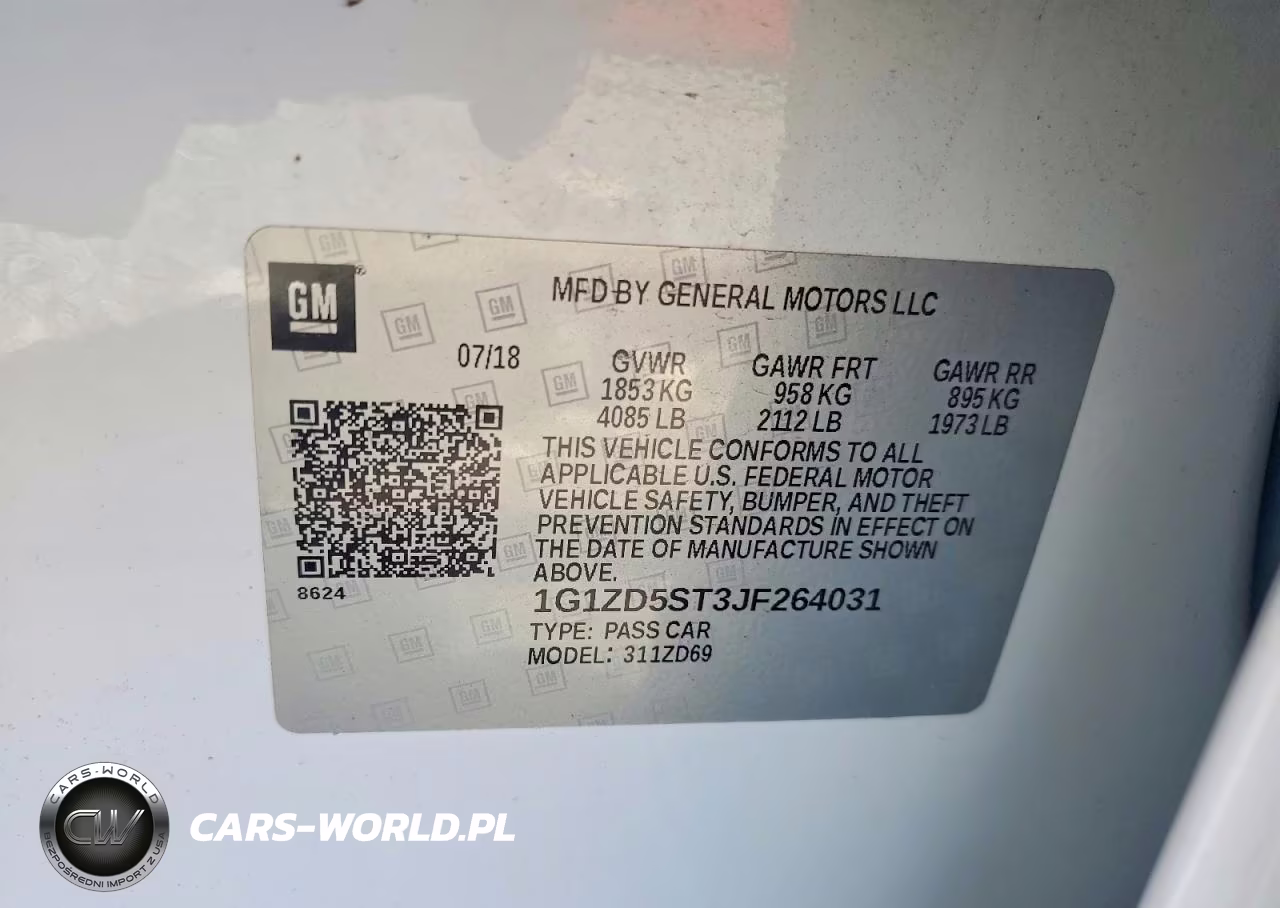 2018 Chevrolet Malibu Lt VIN:1G1ZD5ST3JF264031 - 13
