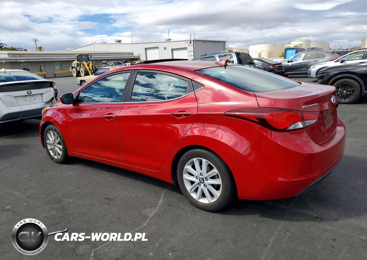 2015 Hyundai Elantra Se VIN:KMHDH4AE2FU369399 - 2