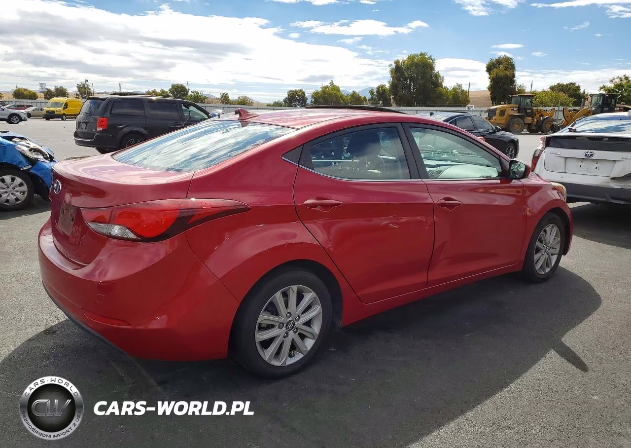 2015 Hyundai Elantra Se VIN:KMHDH4AE2FU369399 - 3