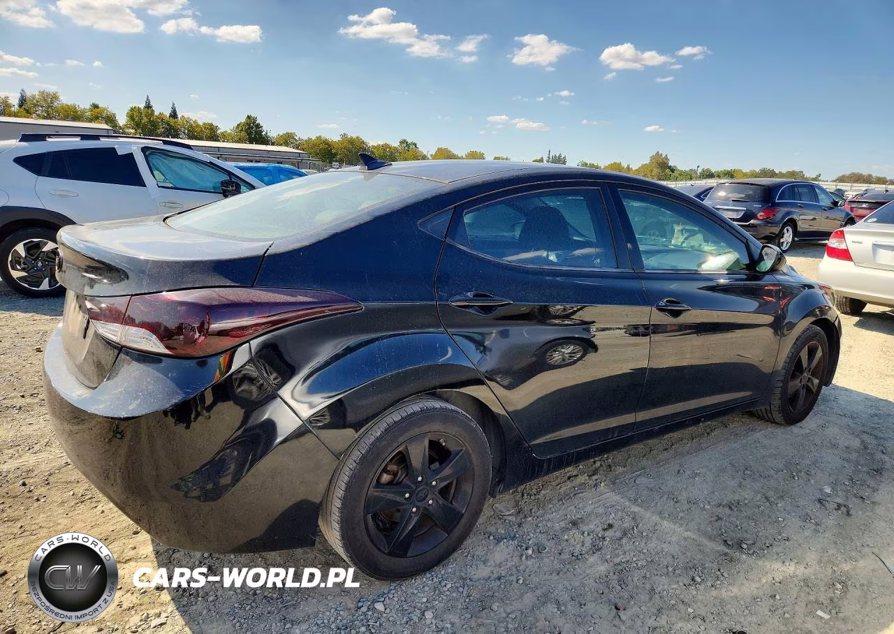 2013 Hyundai Elantra Gls VIN:KMHDH4AE1DU847874 - 3