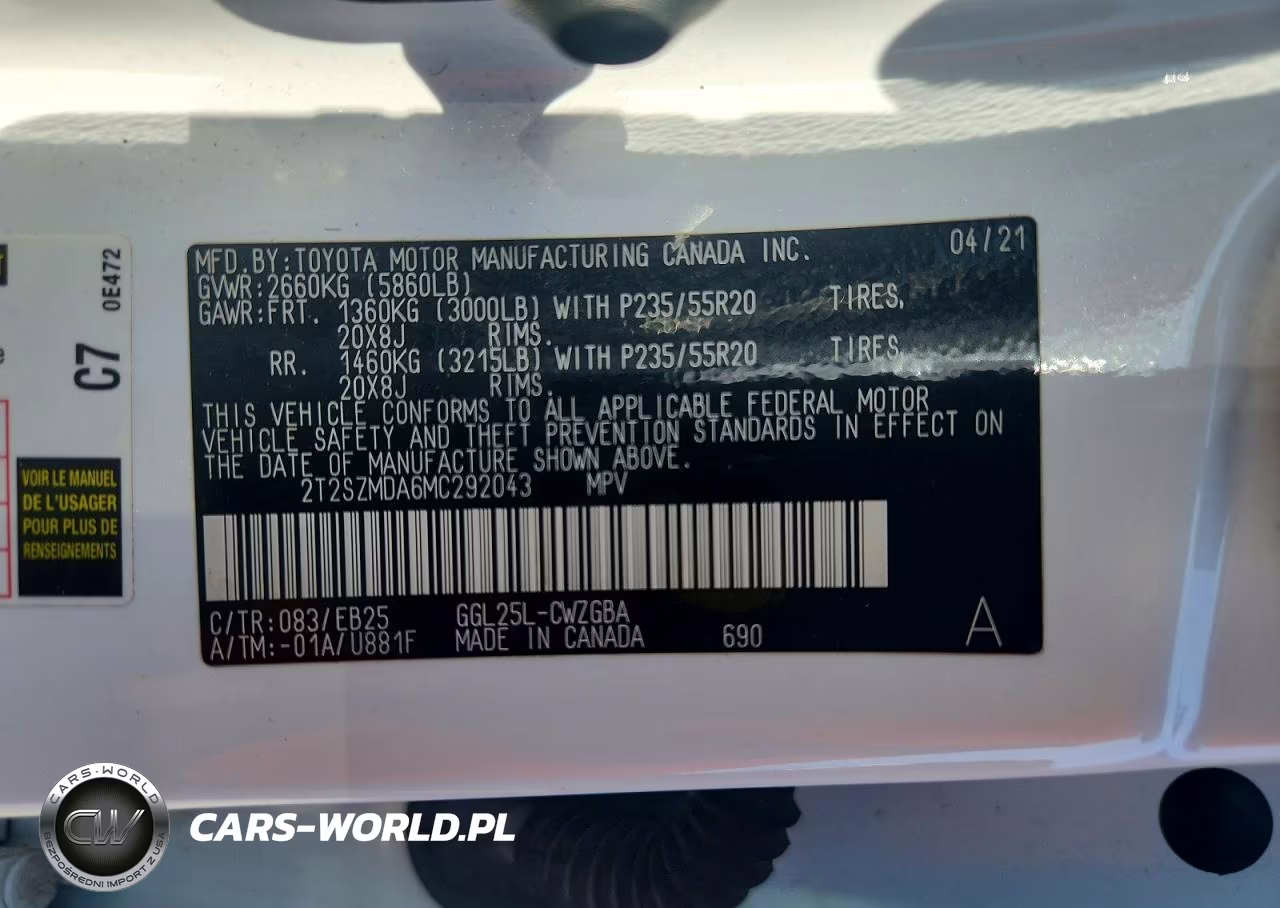 2021 Lexus Rx 350 F Sport VIN:2T2SZMDA6MC292043 - 13