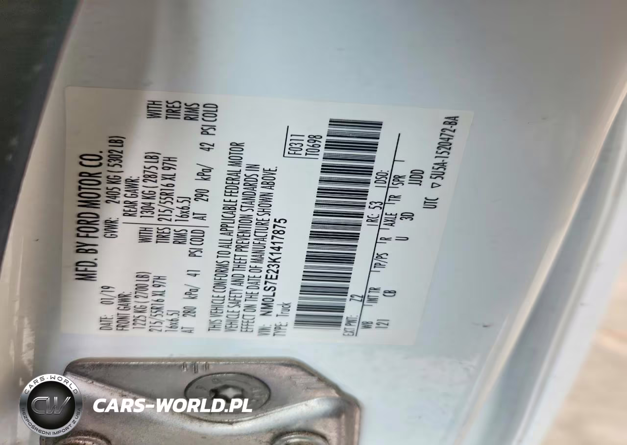 2019 Ford Transit Connect Xl Delivery Van VIN:NM0LS7E23K1417875 - 13