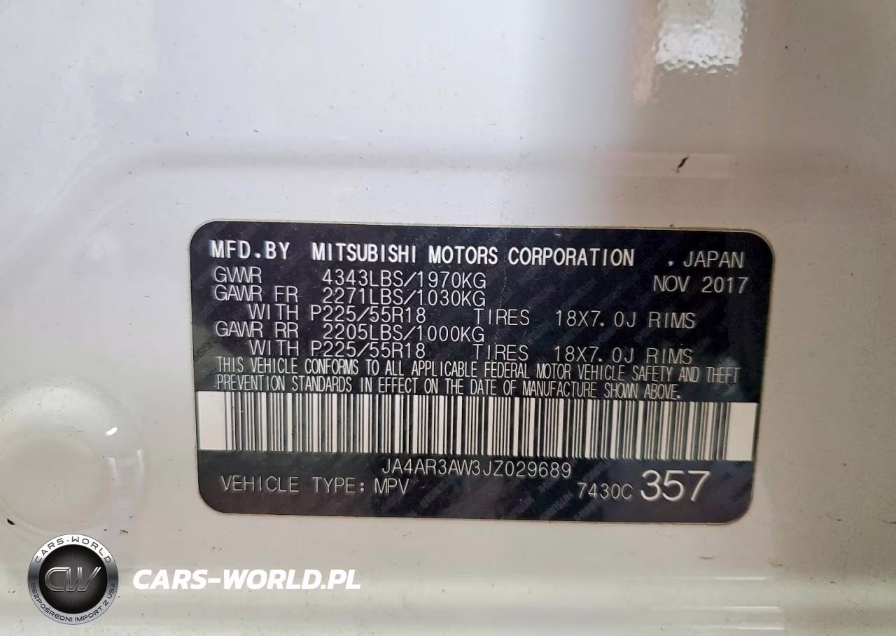 2018 Mitsubishi Outlander Sport Es VIN:JA4AR3AW3JZ029689 - 14