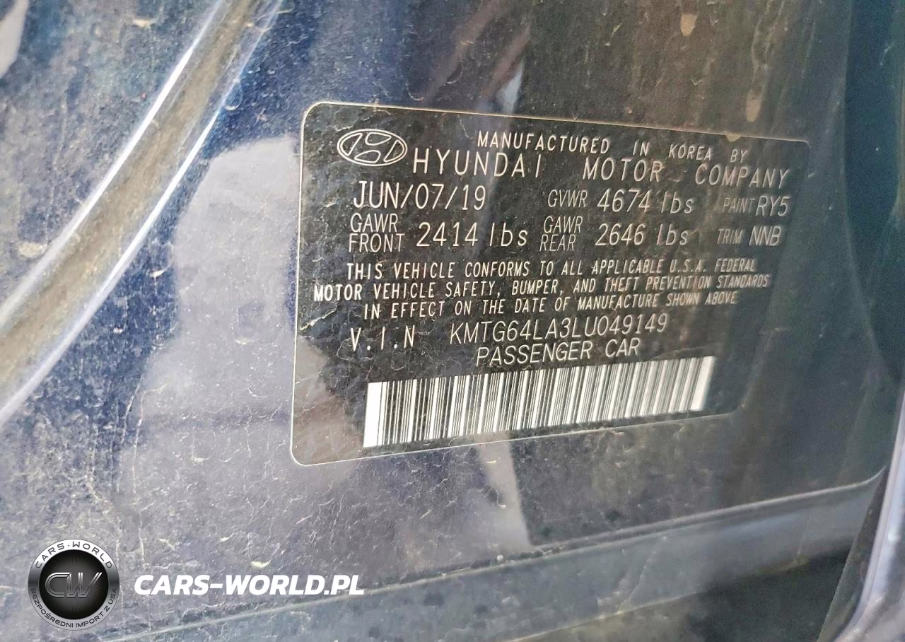2020 Genesis G70 2.0T VIN:KMTG64LA3LU049149 - 13