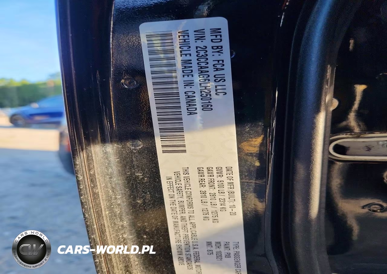 2020 Chrysler 300 Touring VIN:2C3CCAAG6LH250160 - 12