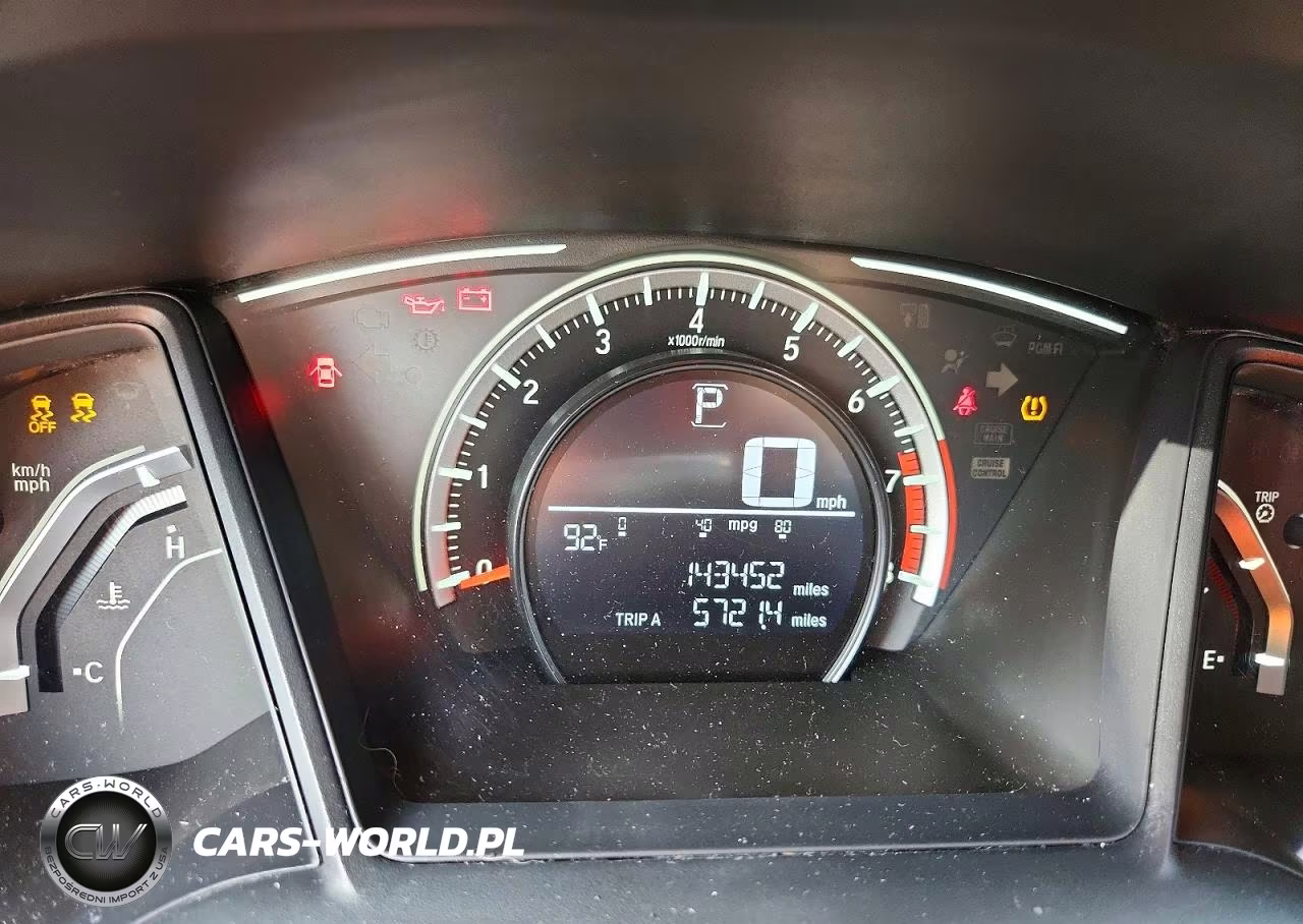 2017 Honda Civic Lx VIN:19XFC2F59HE010853 - 9