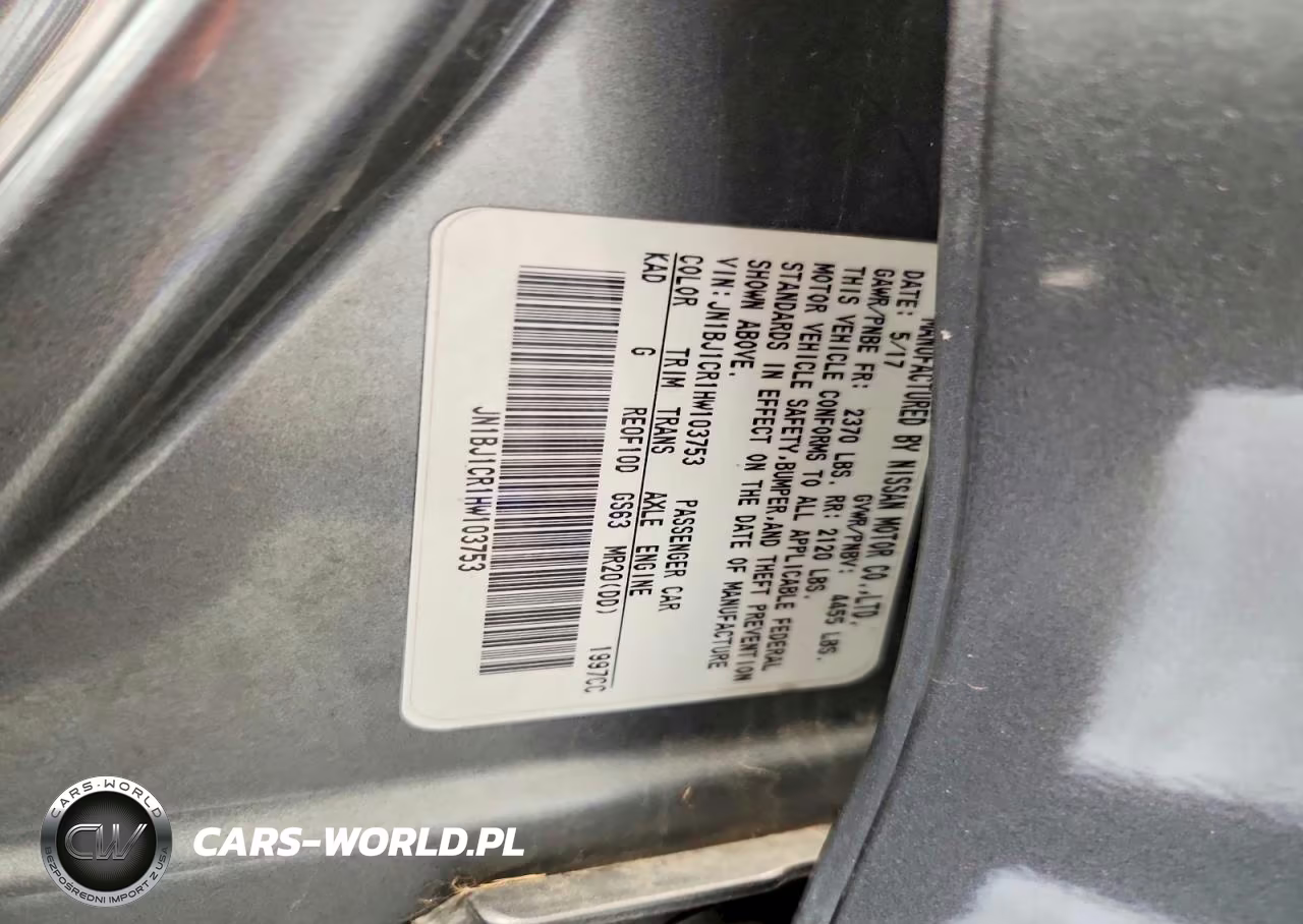 2017 Nissan Rogue Sport Sv VIN:JN1BJ1CR1HW103753 - 12
