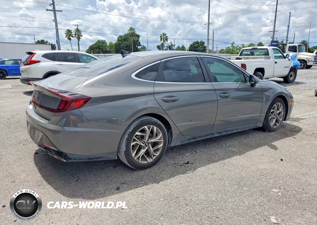 2021 Hyundai Sonata Sel VIN:KMHL64JA9MA148430 - 3