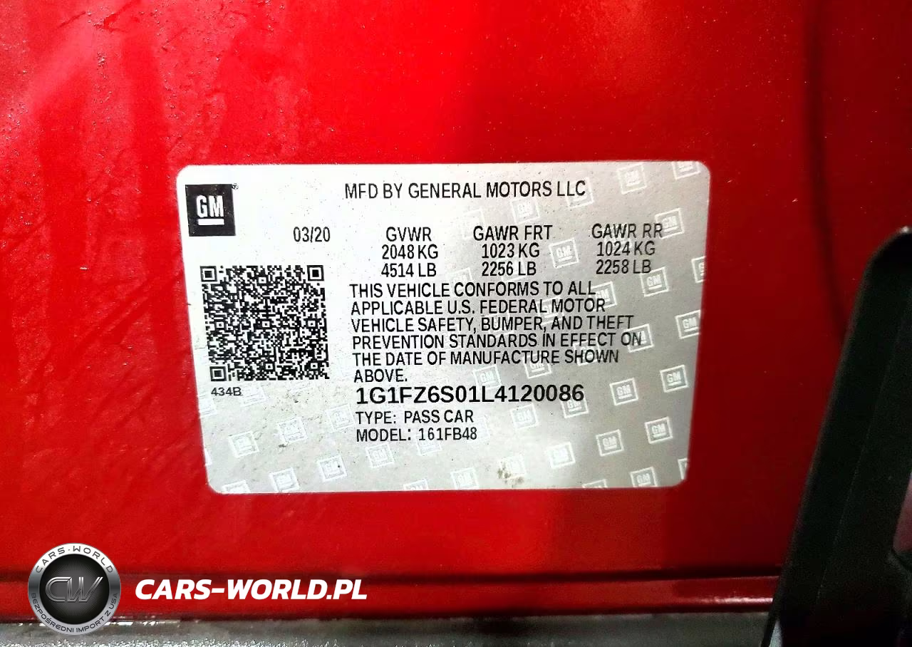 2020 Chevrolet Bolt Ev Premier VIN:1G1FZ6S01L4120086 - 12