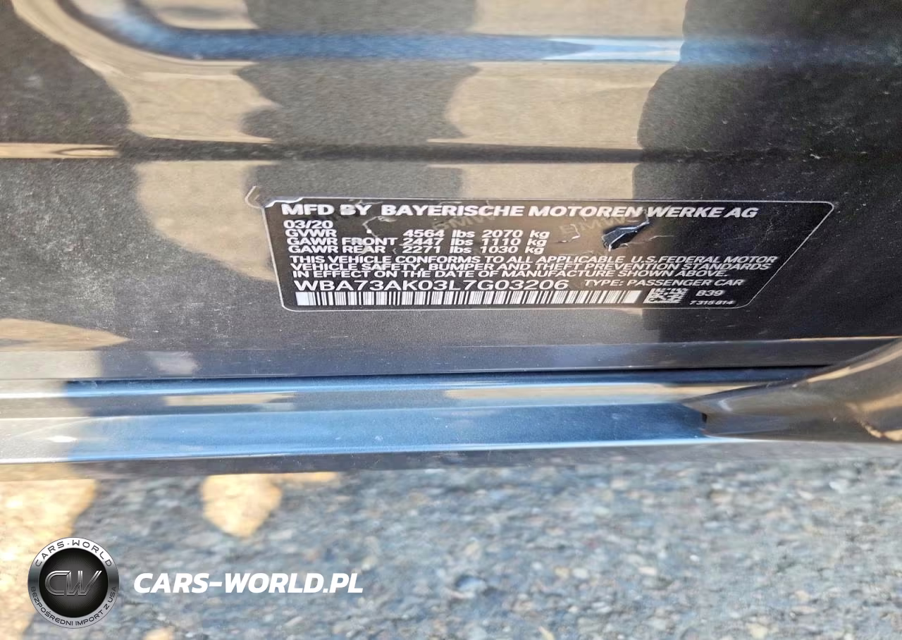 2020 BMW 228Xi VIN:WBA73AK03L7G03206 - 12