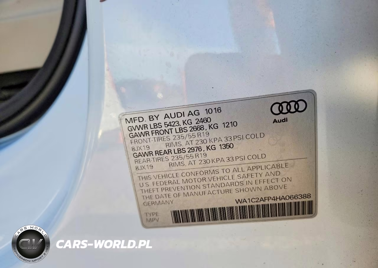 2017 Audi Q5 Premium VIN:WA1C2AFP4HA066388 - 12