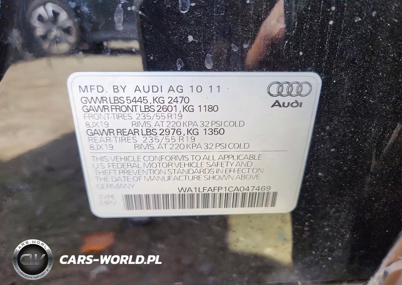 2012 Audi Q5 Premium Plus VIN:WA1LFAFP1CA047469 - 14