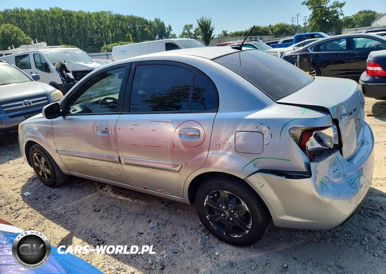 2011 Kia Rio Lx VIN:KNADH4A36B6707997 - 2