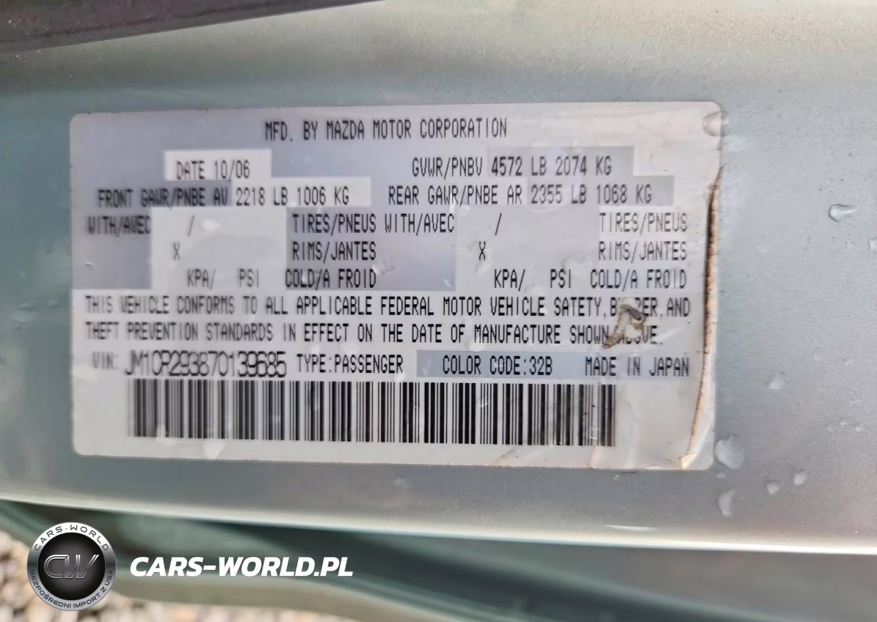 2007 Mazda 5 VIN:JM1CR293870139685 - 12
