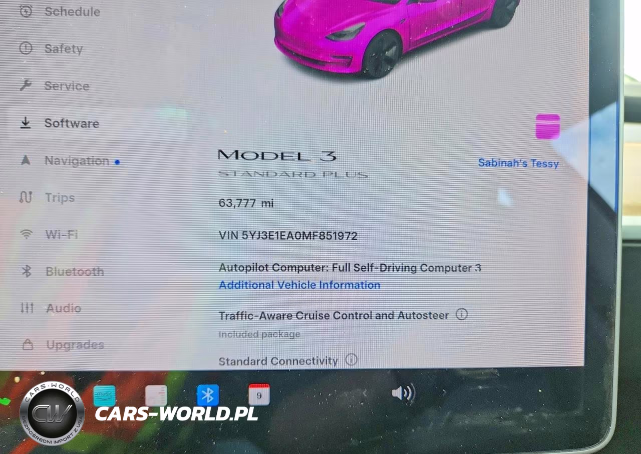 2021 Tesla Model 3 VIN:5YJ3E1EA0MF851972 - 9