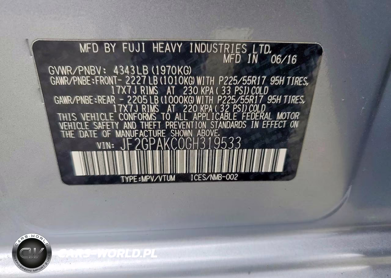 2016 Subaru Crosstrek Limited VIN:JF2GPAKC0GH319533 - 13