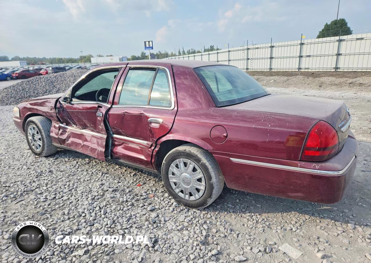 2007 Mercury Grand Marquis Gs VIN:2MEFM74V37X615911 - 2
