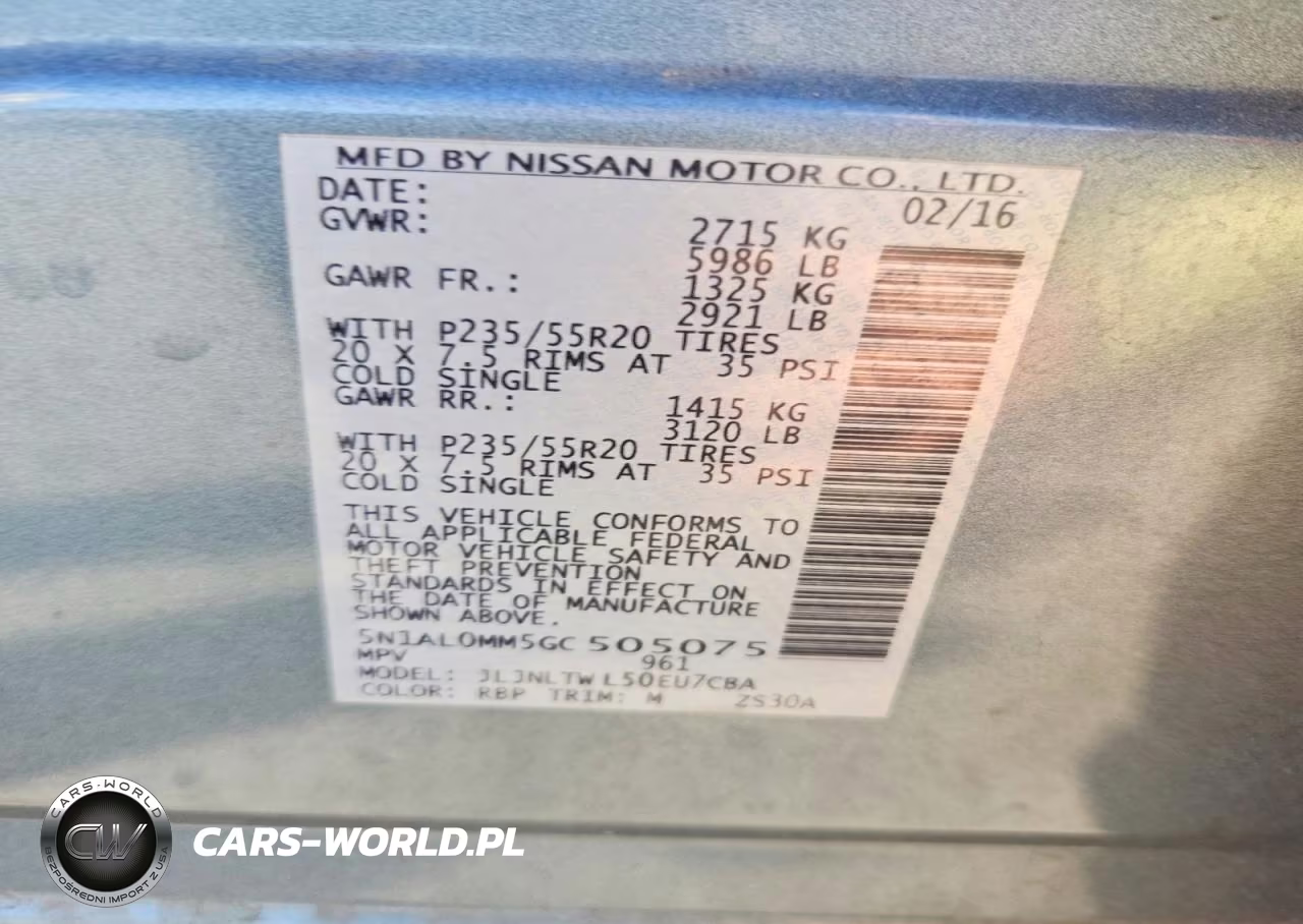 2016 Infiniti Qx60 Base VIN:5N1AL0MM5GC505075 - 13