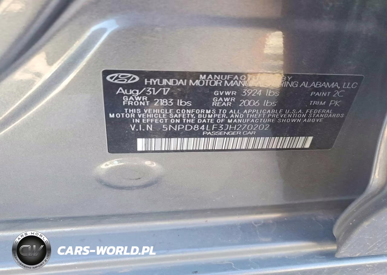 2018 Hyundai Elantra Sel VIN:5NPD84LF3JH270202 - 13