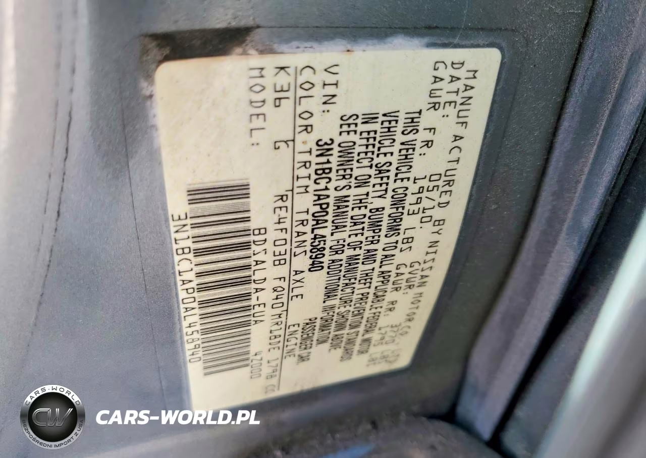 2010 Nissan Versa 1.8 S VIN:3N1BC1AP0AL458940 - 12