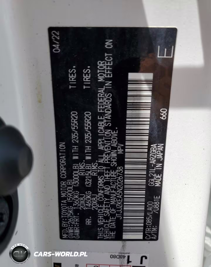 2022 Lexus Rx 350 L Luxury VIN:JTJJZKEA5N2026738 - 13