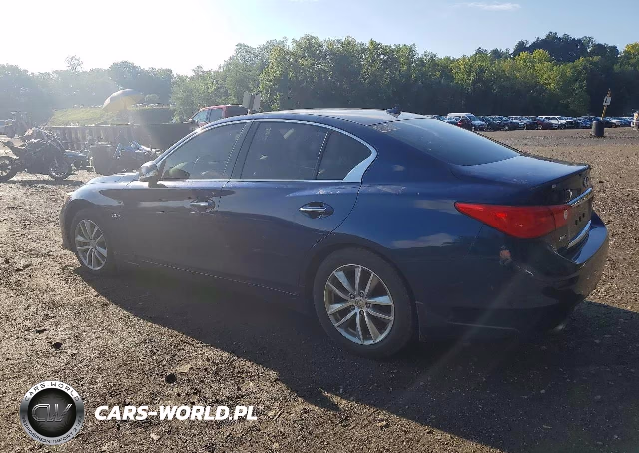 2016 Infiniti Q50 Red Sport 400 VIN:JN1FV7ARXGM450083 - 2