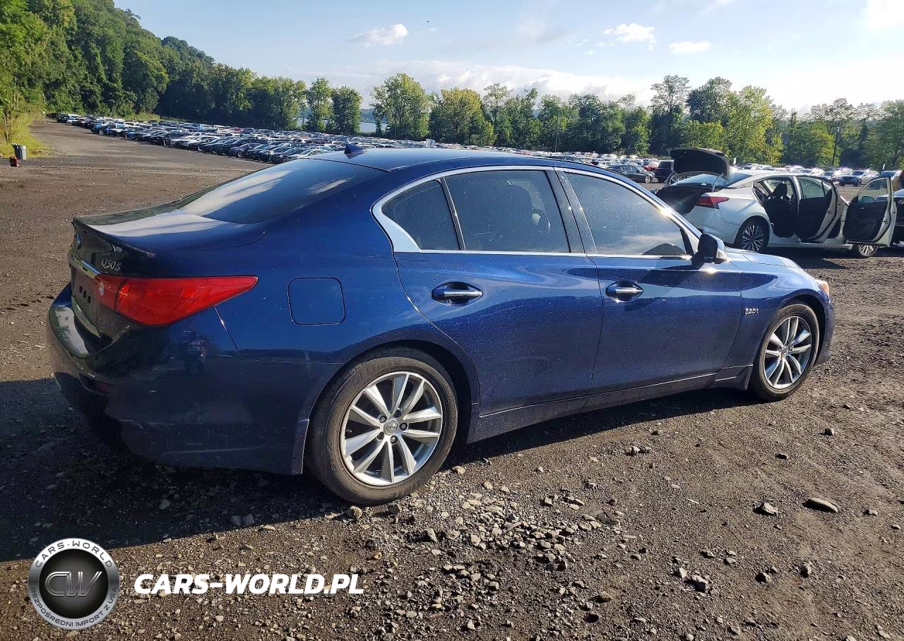 2016 Infiniti Q50 Red Sport 400 VIN:JN1FV7ARXGM450083 - 3
