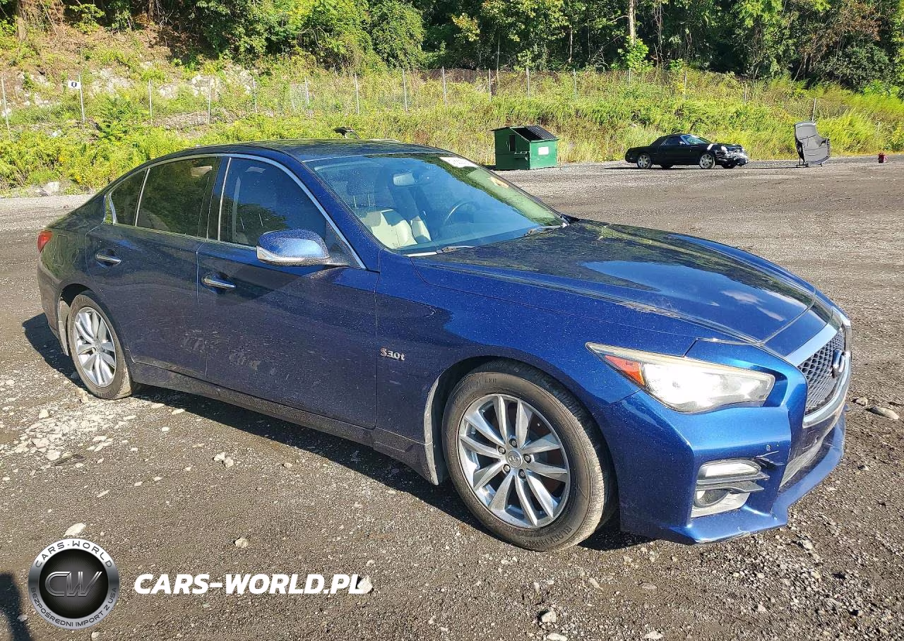 2016 Infiniti Q50 Red Sport 400 VIN:JN1FV7ARXGM450083 - 4