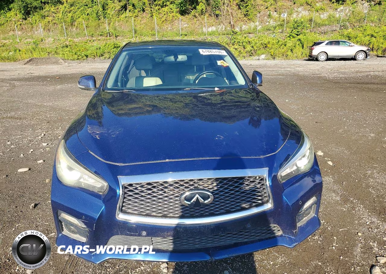 2016 Infiniti Q50 Red Sport 400 VIN:JN1FV7ARXGM450083 - 5