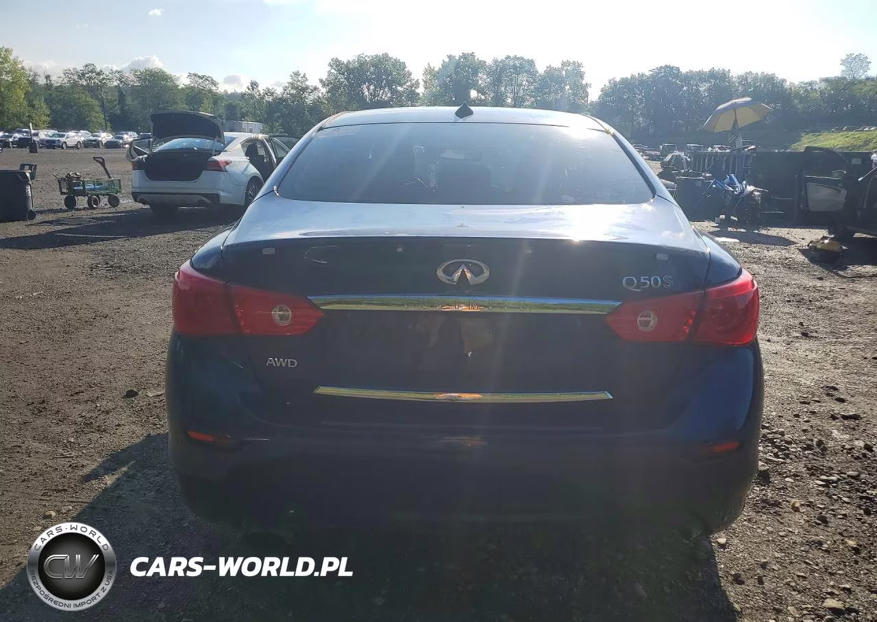 2016 Infiniti Q50 Red Sport 400 VIN:JN1FV7ARXGM450083 - 6