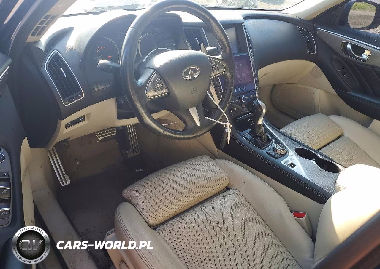 2016 Infiniti Q50 Red Sport 400 VIN:JN1FV7ARXGM450083 - 8