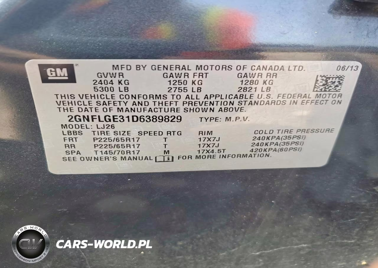 2013 Chevrolet Equinox Ltz VIN:2GNFLGE31D6389829 - 10