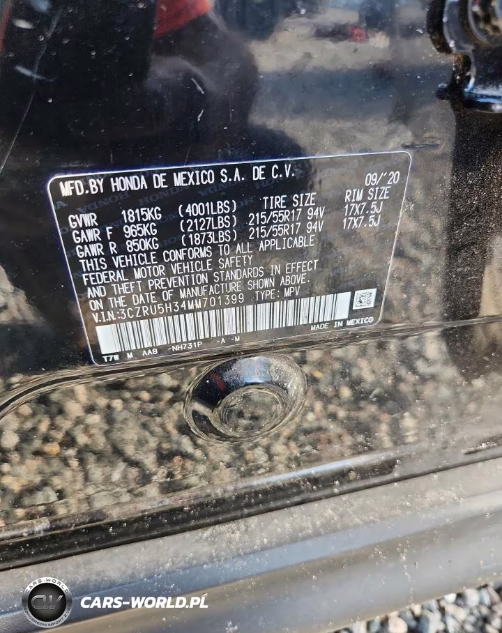 2021 Honda Hr-V Lx VIN:3CZRU5H34MM701399 - 13