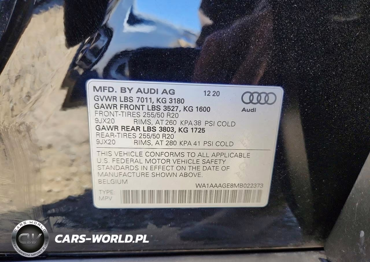2021 Audi E-Tron Premium VIN:WA1AAAGE8MB022373 - 13
